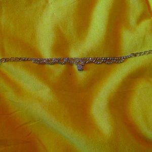 Faux diamond bracelet